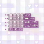 26-Key Transparent PC Novelty Keycap Add-On Kit | Foggy Shine-Through Expansion Pack for MX Keyboards | ARKTCAT x SOULCAT