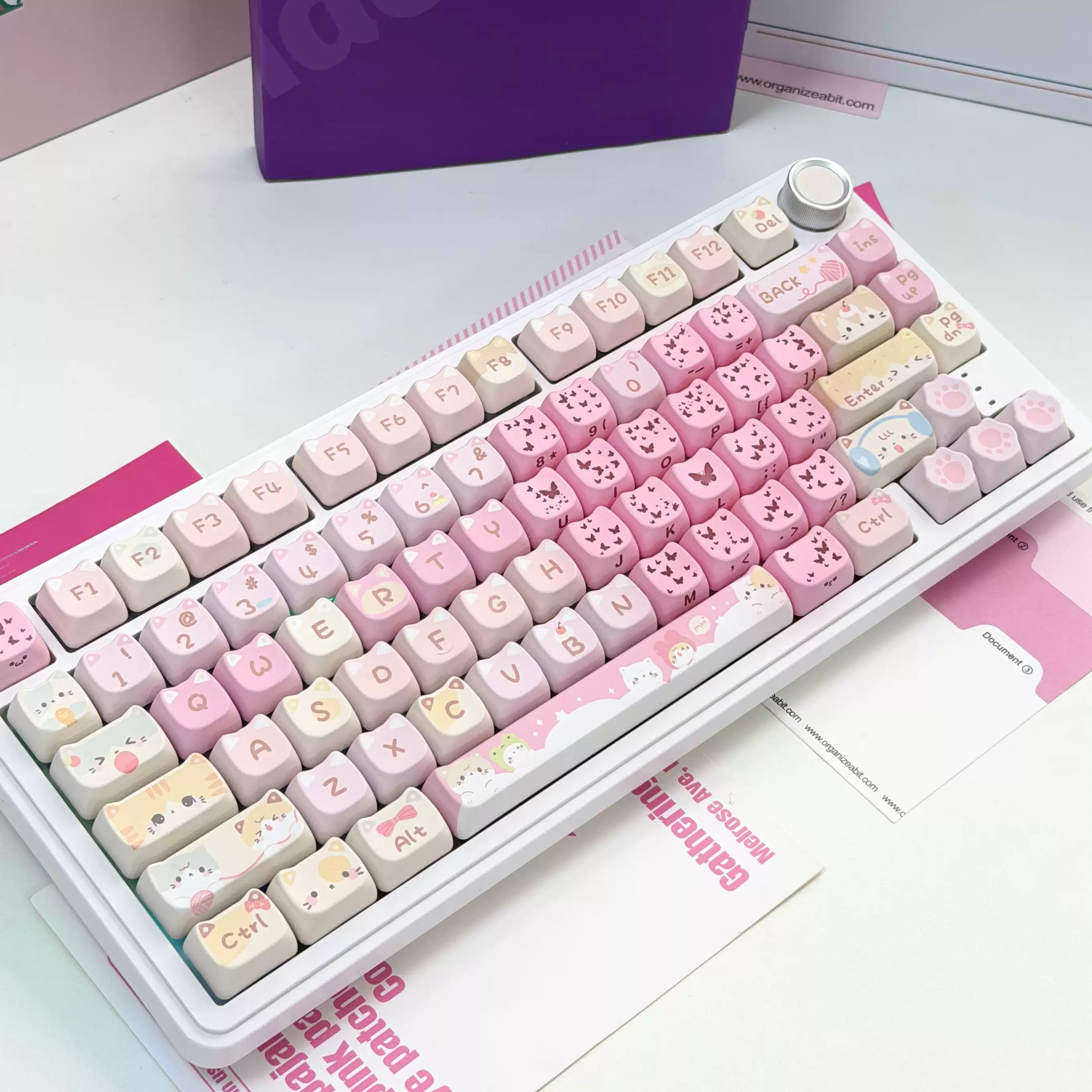 Butterfly Heart Novelty Kit – 21 Keys MAO Profile 🦋💗| MAORBENG