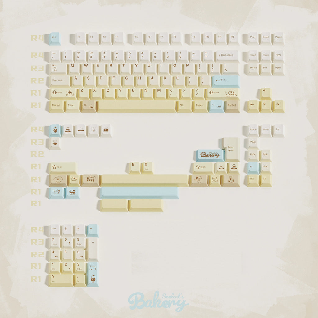 Bakery Keycaps– PBT+PC | ARKTCAT x SOULCAT