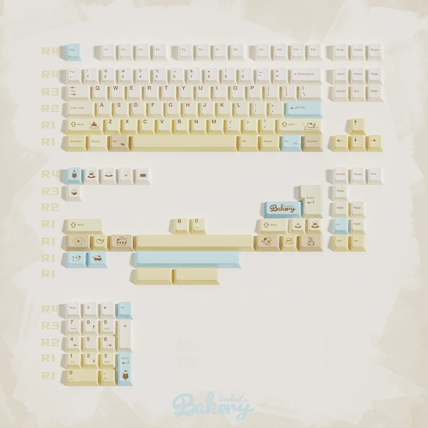 Bakery Keycaps– PBT+PC | ARKTCAT x SOULCAT