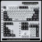 Printstream Collection 250-Key Shine-Through PC Keycap Set – Dual-Tone OEM Profile, Full Compatibility for Wooting/ATK/ ROG Azoth Extreme