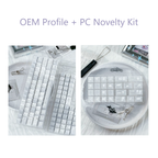 INSOMNIA KAWAII BLUE & WHITE PBT KEYCAP SET - 131 KEYS | ARKTCAT