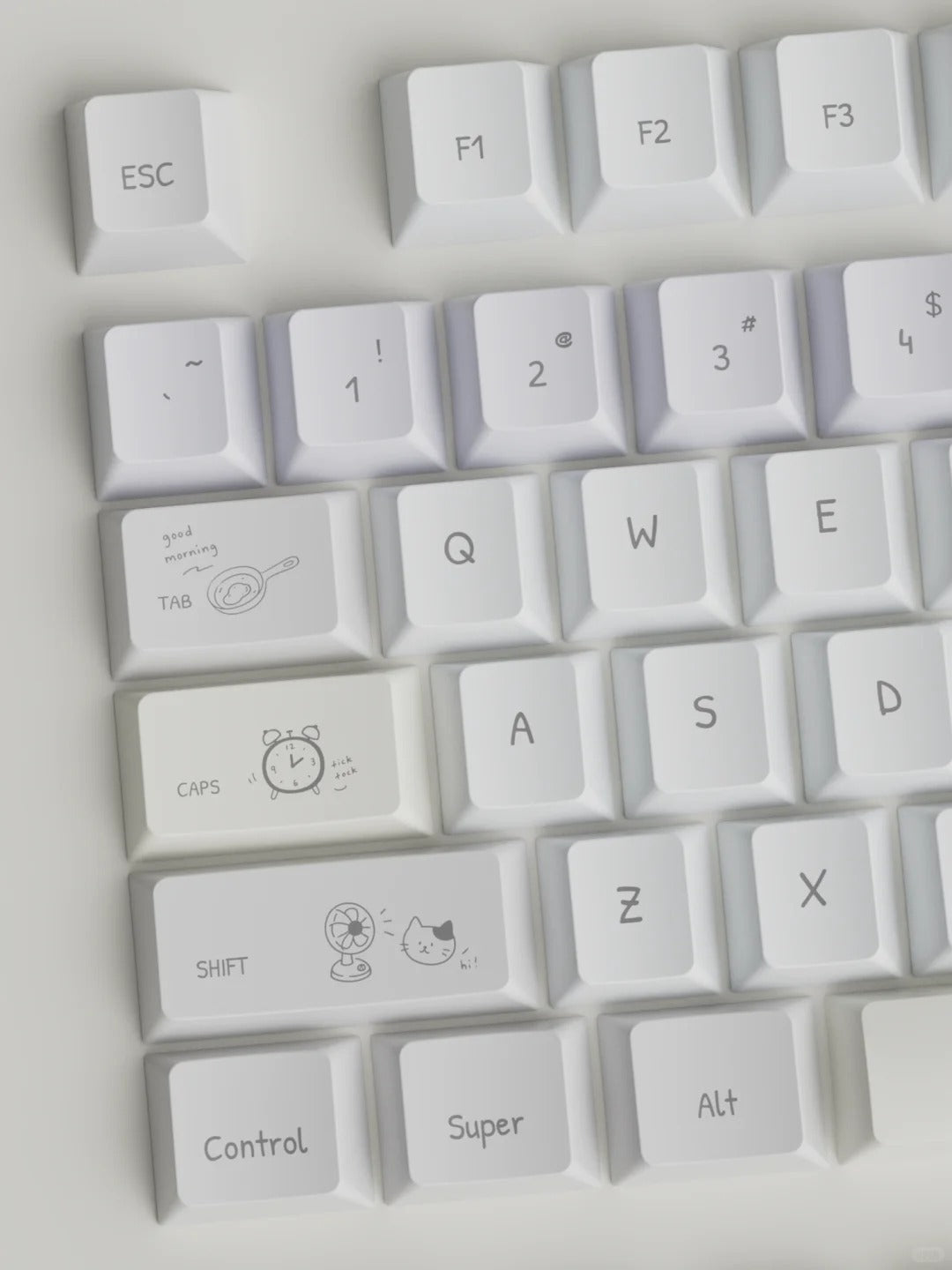 Mini Memo Aesthetic Keycap Set