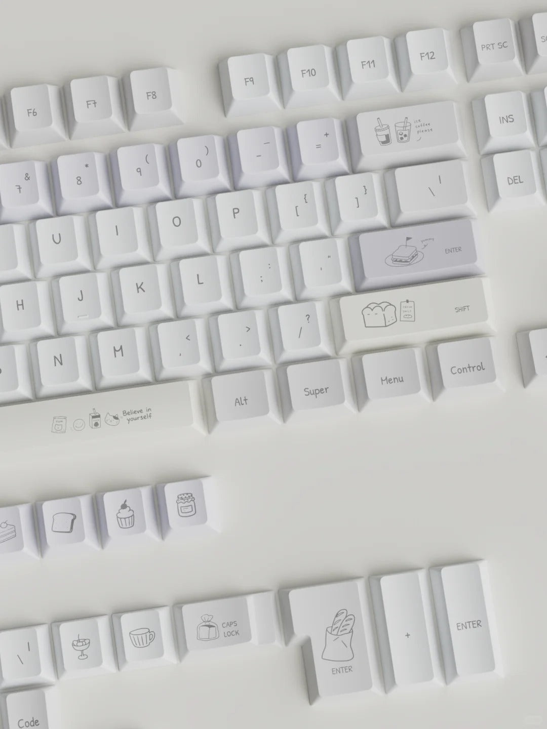 Mini Memo Aesthetic Keycap Set