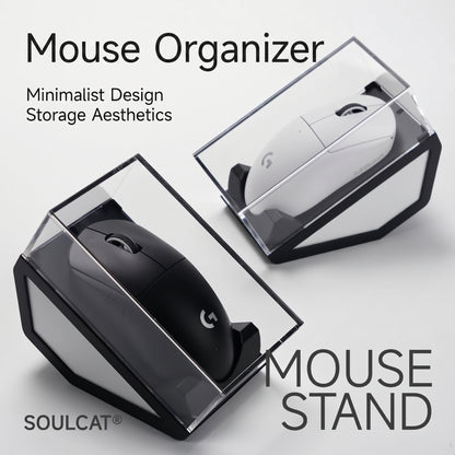 Acrylic Mouse Display Case & Stand – Dustproof | ARKTCAT x SOULCAT