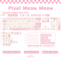 Pixel Meow Meow Keycaps –Cherry Profile PBT + PC | ARKTCAT x SOULCAT