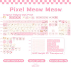 Pixel Meow Meow Keycaps –Cherry Profile PBT + PC | ARKTCAT x SOULCAT