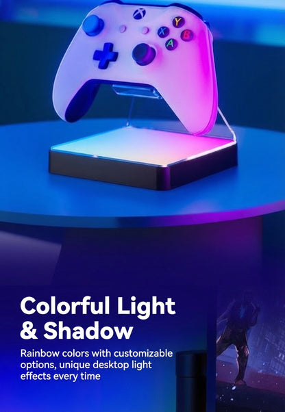 RGB LED Gaming Stand with Headphone & Controller Acrylic Holder